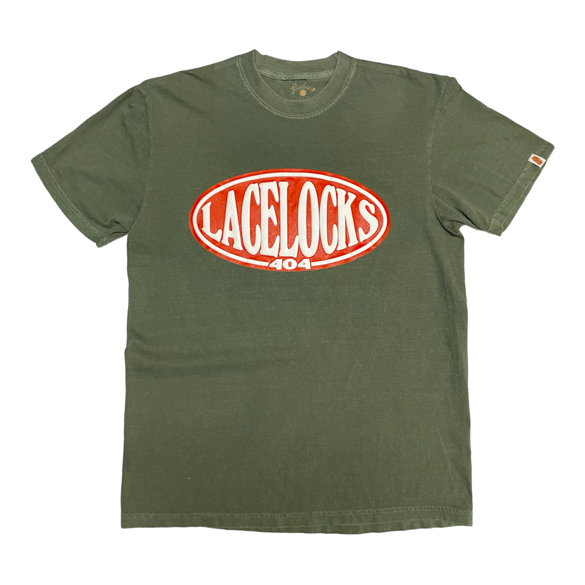 Lacelocks Oval Tee (Moss Green) - Lacelocks404