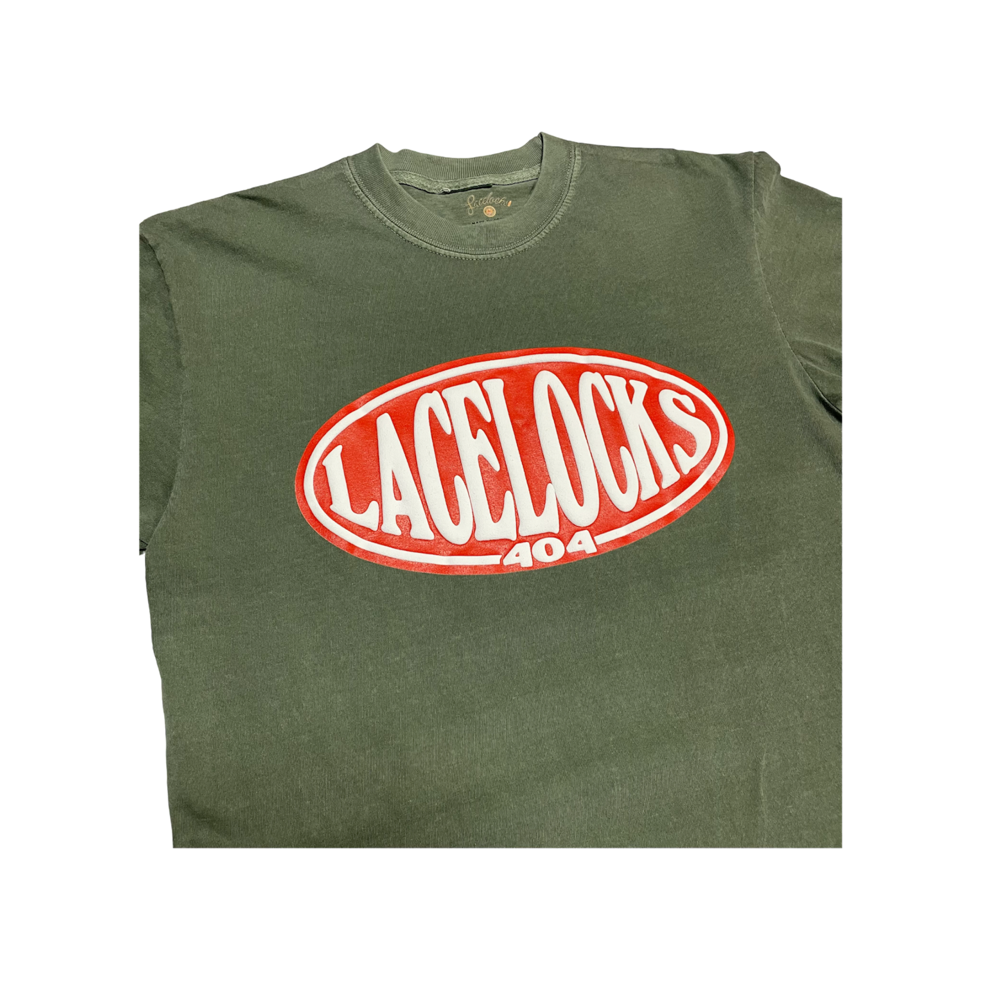 Lacelocks Oval Tee (Moss Green) - Lacelocks404