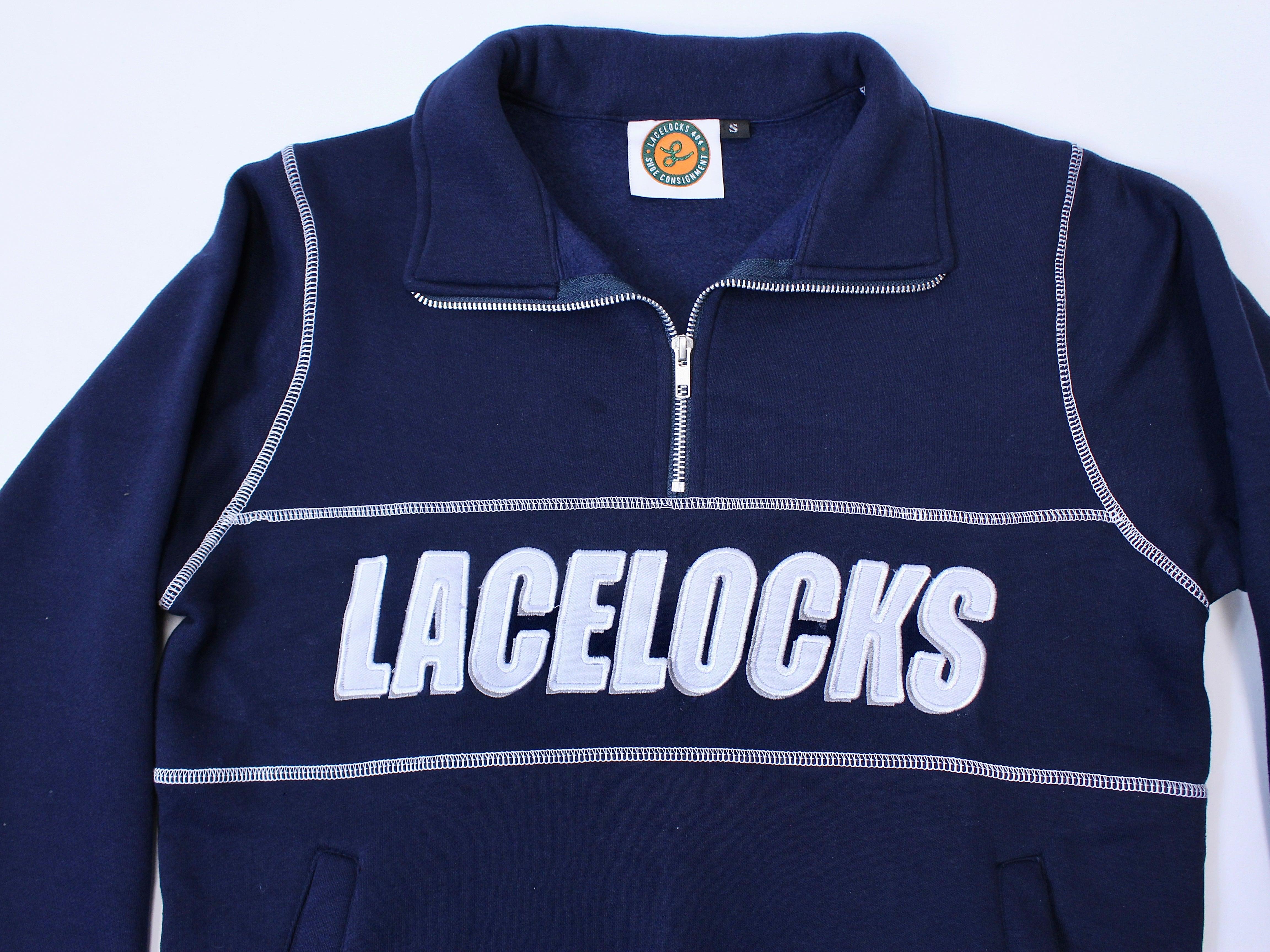 Contrast Crewneck (Navy) - Lacelocks404