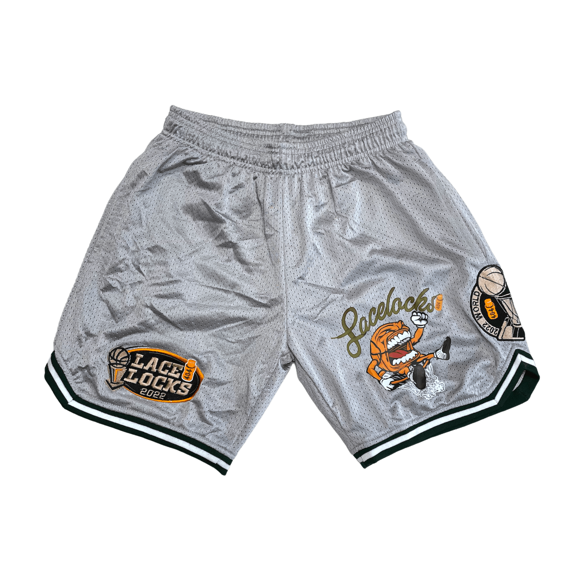 Lacelocks ‘World Champs’ Shorts (Grey) - Lacelocks404